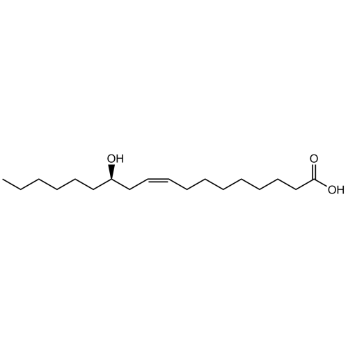 蓖麻油酸,>97.0%(T),>70%(GC)