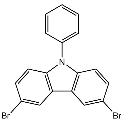 3,6-二溴-9-苯基咔唑,98%